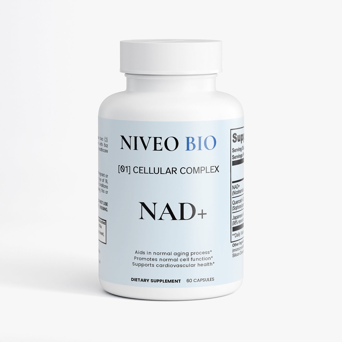 Niveo Bio [01] Cellular Complex – NAD+ with Resveratrol & Quercetin
